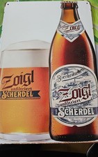 Blechschild BRAUEREI,Scherdel/