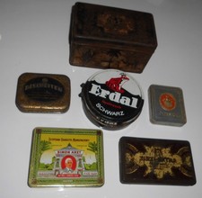 * * * Blechdosen Konvolut Simon Arzt Zirzi Zigaretten Erdal Schulmeyer Kaffee