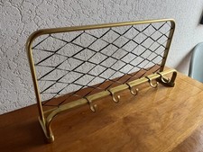 Goldene Vintage Garderobe Wandgarderobe 1950/60er Rockabilly Mid Century Ära