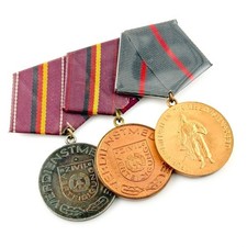 DDR 3er Ordenspange Medaillen
