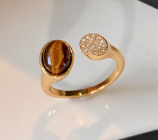 Offener ring goldfarben - ring,