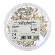 SeKi Aderendhülsen Sortiment Streudose unisoliert 4,0 - 16 mm²