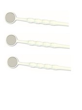 3x Kinder Mundspiegel Brillant Weiß beschlagfrei, Plaque - Erkennung, Zahnstein