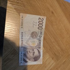 Geldschein, Italien, 2000 Lire, KM:115, SS