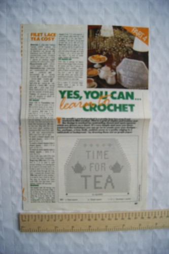 Vintage yes you can - can, crochet