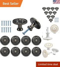 Vintage Schubladenknopf Bronze