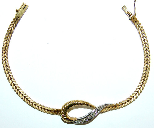 Damen armband gold 585 - damen,
