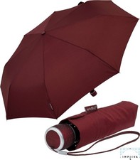 miniMAX® Taschenschirm Damen Herren Regenschirm klein leicht uni Handöffner