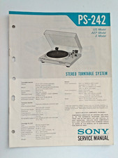 PS-242 ORIGINAL SONY TURNTABLE