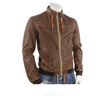 Bikerjacke Kunstleder