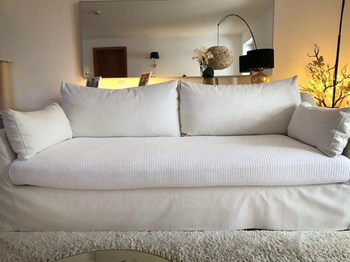 Sofa weiß gebraucht - sofa,