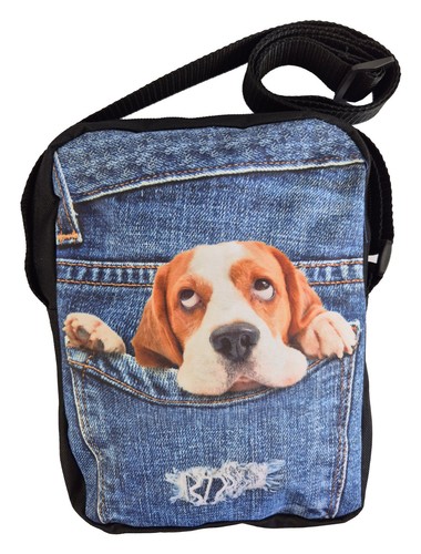 Crossbody handtasche jeans - crossbody, mit