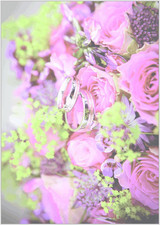 Briefpapier Hochzeit - DIN A4 - Papier für Einladungen - 20 Blatt - Motiv Nr. 05