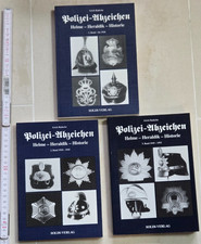3 x Buch Polizei - Abzeichen