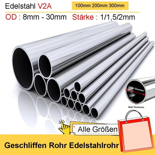 Edelstahl v2a rundrohr - edelstahl,