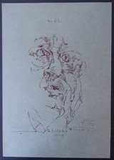 Horst Janssen " Selbstportrait