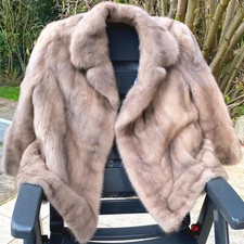 ⭐Edle Nerzjacke Pelz. Beige