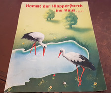 Werbeblatt - Kommt der Klapperstorch ins Haus... -Paulys- Nährspeise / 1937