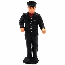 Lokführer stehend schwarz
