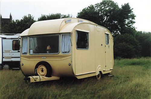 Alter wohnwagen oldtimer foto - alter,