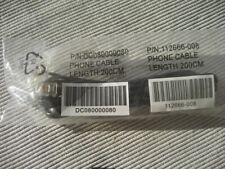 Telefonkabel RJ11 - RJ11 Stecker 4-adriges Kabel 2 m lang, plus TAE Adapter