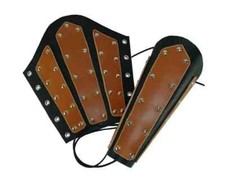 Leder Armschienen Mittelalter