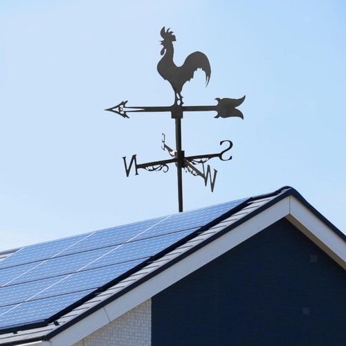 Metall wetterfahne bauernhof - wetterfahne,
