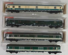 Modellbahn Spur N Fleischmann - Vier Gepäckwagen DB Fischwanne in OVP /145