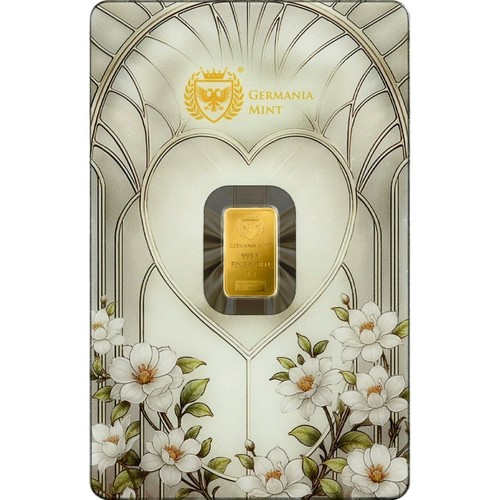 Goldbarren best wishes - 1g,