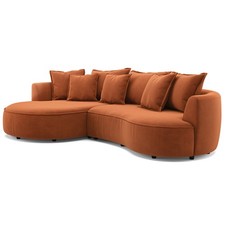 Ecksofa - terra - Samt - 287