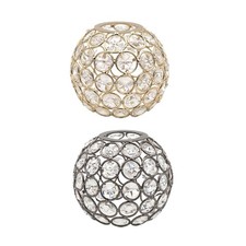 Kristall-Lampenschirm, runder Lampenschirm, hohle Wandlampe, Nachttischlampe,