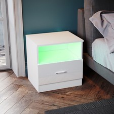 Nachttisch Nachtschrank LED