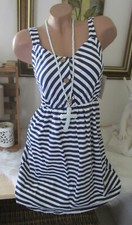NEU SOMMER KLEID GESTREIFT