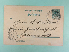 Dt. Reich Ganzsache aus