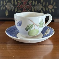 Wedgwood Sarah‘s Garden Teetasse Kaffeetasse mit Untersetzer