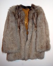 Damen Jacke / Fell Silberfuchs