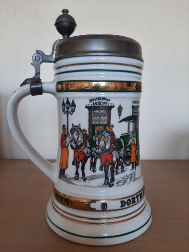 Limitierter porzellan bierkrug - limitierter, porzellan-bierkrug