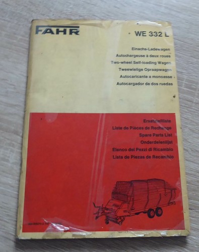 Fahr ladewagen we332 - ladewagen,