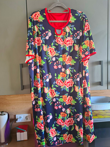 Little rose nachthemd 2xl - nachthemd,