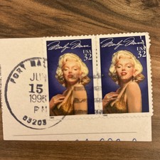 Briefmarken Marilyn Monroe, 2 Stück