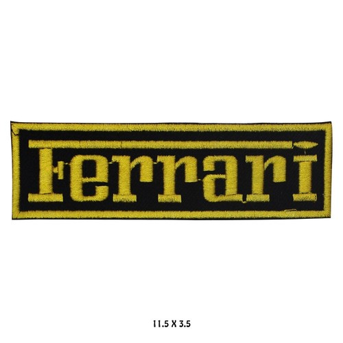 Ferrari buchstaben aufnäher - ferrari,