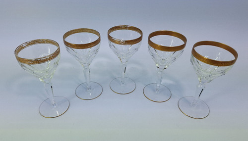 Oertel glas goldrand weinkelch - goldrand,