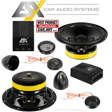 ESX Quantum QXE6.2Cv2 250 Watt 16,5cm 2-Wege Lautsprecher Set 165mm Auto Boxen