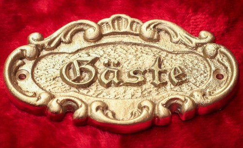 Gäste schild bad klo - schild,