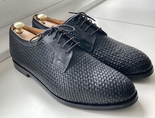 Handmacher: geflochtene Business-Schuhe, Modell 29 Flechter, holzgenagelt, 45,5