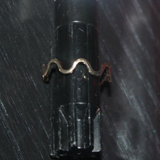 Ring Wellen Muster / Modeschmuck Goldfarben 17 mm Adventskalender