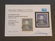 BRD/Bund Jahr 1951 Michel-Nr.: 146 ERSTTAGSTEMPEL Fotobefund Schlegel BPP