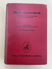 Handelsgesetzbuch HGB 1954 Recht Gesetz Buch HGB