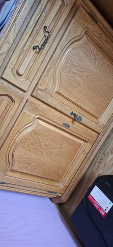 Eiche holzschrank braun - holzschrank,
