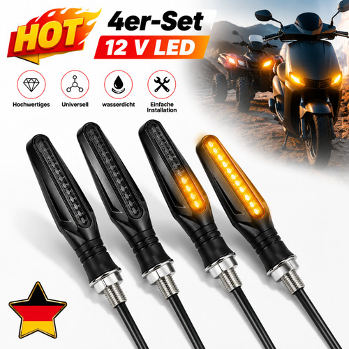 Motorrad blinker 4stk - blinker, leds